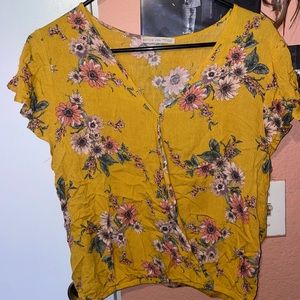 Yellow flower top